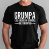 Gingerglowgifts Gift for Grandpa, Grumpa Like a Regular Grandpa Only Grumpier T-shirt HTT76DNV