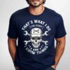 Gingerglowgifts Father's Day Gifts, Dad Skeleton Tool, That's What I Do I Fix Stuff T-shirt VTM101DNV