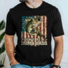 Gingerglowgifts Father's Day Gift, Bass Fish American Flag Tee, Don't Be A Dumb Bass T-Shirt VTM69HVN