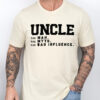 Gingerglowgifts Funny Gift for Uncle, Uncle The Man The Myth The Bad Influence T-shirt HTT54HVN