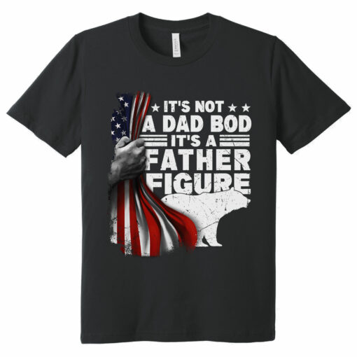 Gingerglowgifts Giff for Dad, Father's Day Tee, It's Not a Dad Bod It's a Father Figure T- Shirt HTT82HVN