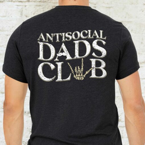 Gingerglowgifts Father's Day T-Shirt, Gift For Dad, Anti Social Dads Club T-Shirt VTM88DNV