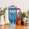 Gingerglowgifts Father's Day Gift, Best Dad Ever, Dad Nutrition Facts Tumbler 40oz TPT1867NTH