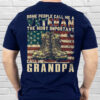 Gingerglowgifts Call Me Grandpa T-shirt, T-shirt Gifts For Grandpa, American Graphic Printed Tee, Veteran Grandpa T-shirt HTT71HVN