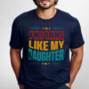 Gingerglowgifts Father's Day T-Shirt, Gifts For Dad, Awesome Like My Daughter T-Shirt VTM47HVN