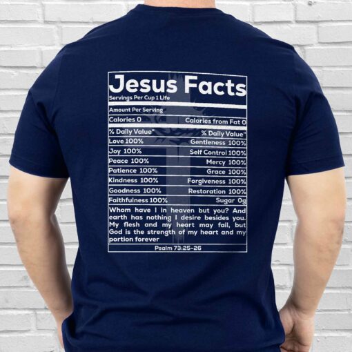 Gingerglowgifts Gift For Christians, Father's Day Tee, Jesus Facts T-shirt VTM77DNV