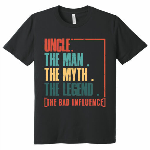 Gingerglowgifts Gift For Uncle, Father's Day Tee, Uncle The Man T-Shirt VTM51HVN