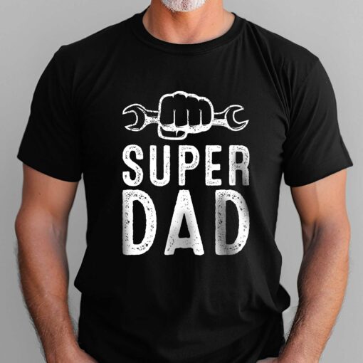 Gingerglowgifts Gift For Father's Day, Dad Tools Tee, Super Dad T-Shirt VTM45DNV