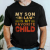 Gingerglowgifts Gift For Dad, Father's Day Tee, Favorite Son In Law T-Shirt VTM61HVN