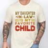 Gingerglowgifts Gift For Dad, Father's Day Tee, Favorite Daughter In Law T-Shirt VTM73HVN