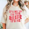 Gingerglowgifts Retro Bridal Party Gifts, I'm The Bride T-Shirt VTM129TS