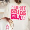 Gingerglowgifts Wedding Gift for New Bride, Bachelorette Party, In My Bride Era Comfort Color T-shirt HTT121DNV