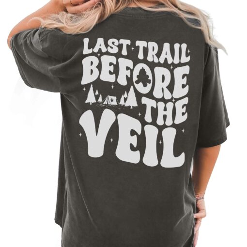 Gingerglowgifts Gifts for Wedding, Last Trail Before The Veil T-Shirt VTM134TS