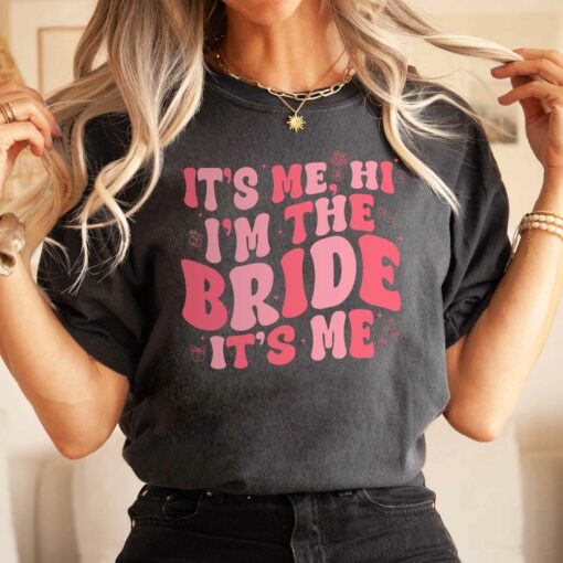 Gingerglowgifts Retro Bridal Party Gifts, I'm The Bride T-Shirt VTM129TS