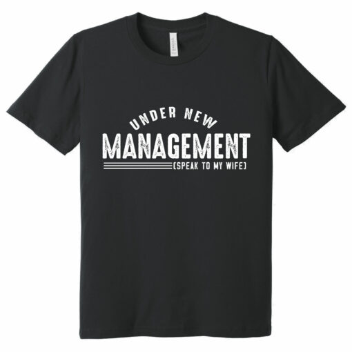 Gingerglowgifts Gifts for Wedding, Under New Management T-shirt VTM138TS